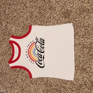 Coca-Cola Ribbed Rainbow Tank Top